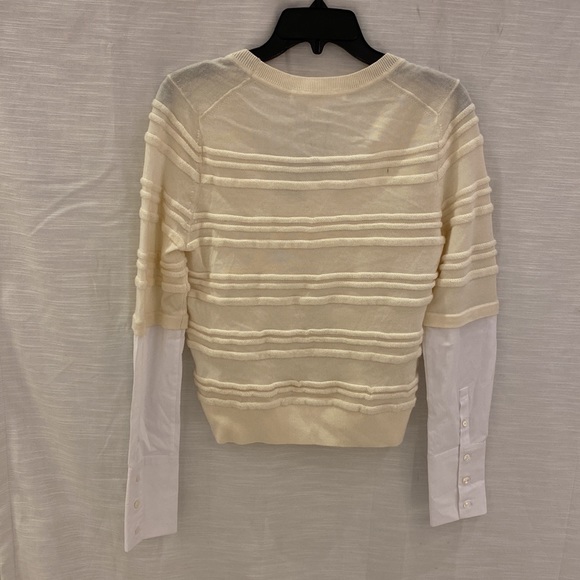 Veronica Beard Juni Sweater in Ivory - Picture 4 of 6